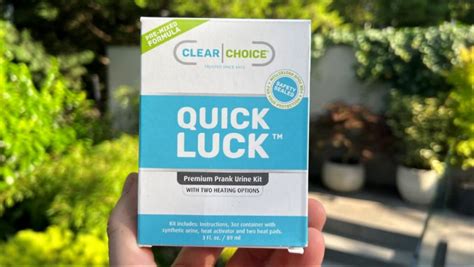 fake your pee drug test shoe|clear choice quick luck.